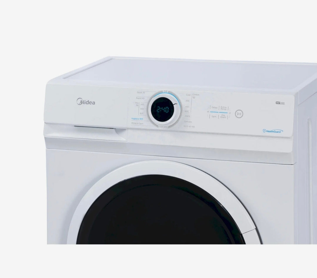Midea MF100W70 7kg freestanding slimline washing machine