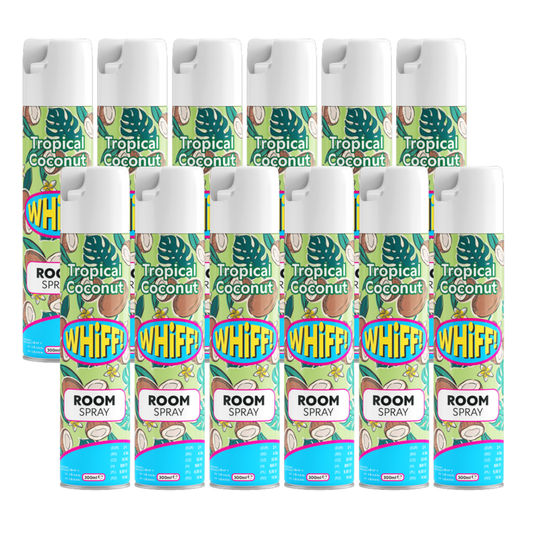 Whiff by Fabulosa Room Spray Tropical Coconut 300ml 12 Pack