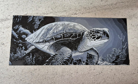 Turtle 3D Printed Hueforge
