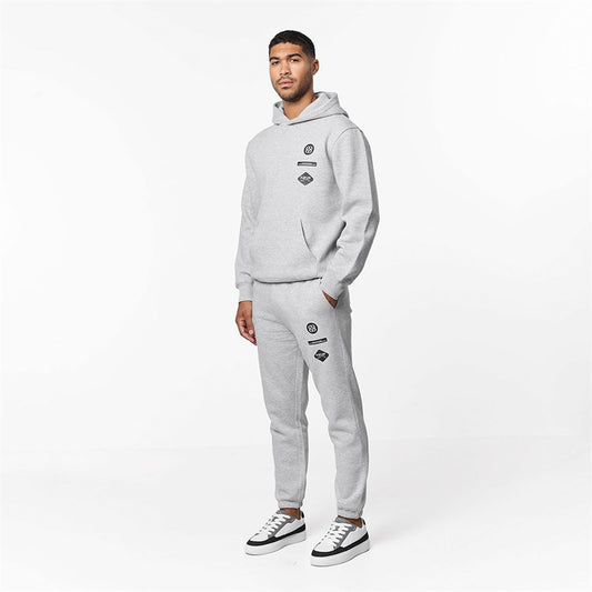 Closure London
Mens Badge Tracksuit Light Marl