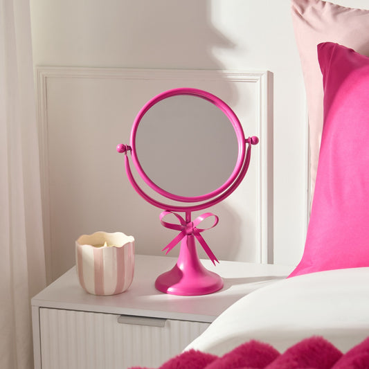 Bow Swing Mirror - Pink