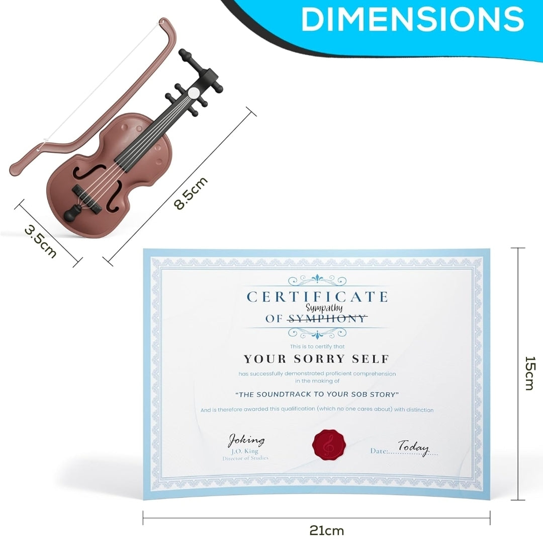 Joke Gift For Him The Worlds Smallest Violin