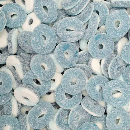 Blue Raspberry Rings 1Kg