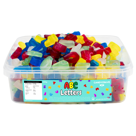 ABC Letters Tub 600g