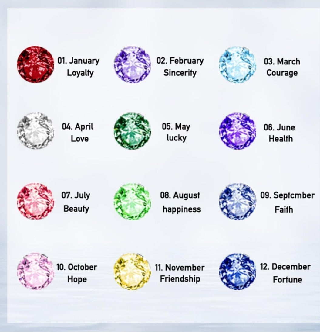 S925 Silver Bracelet for Women Adjustable Slider Crystal Tennis Bracelet Birthstone Jewellery