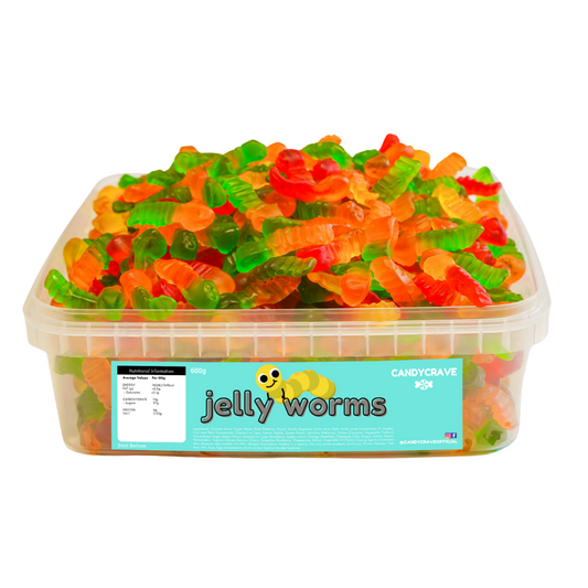 Jelly Worms Tub 600g