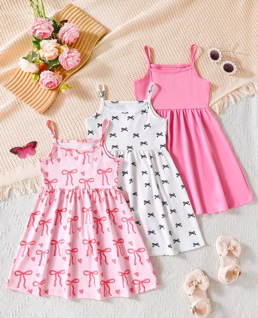 Girls 3pc set or summer dresses