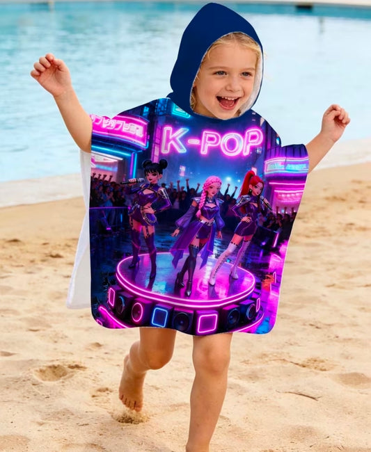 KPop style Hooded Towel (one size)