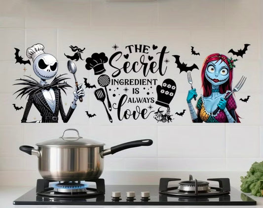 The Nightmare Before Christmas Jack  Kitchen Wall Sticker