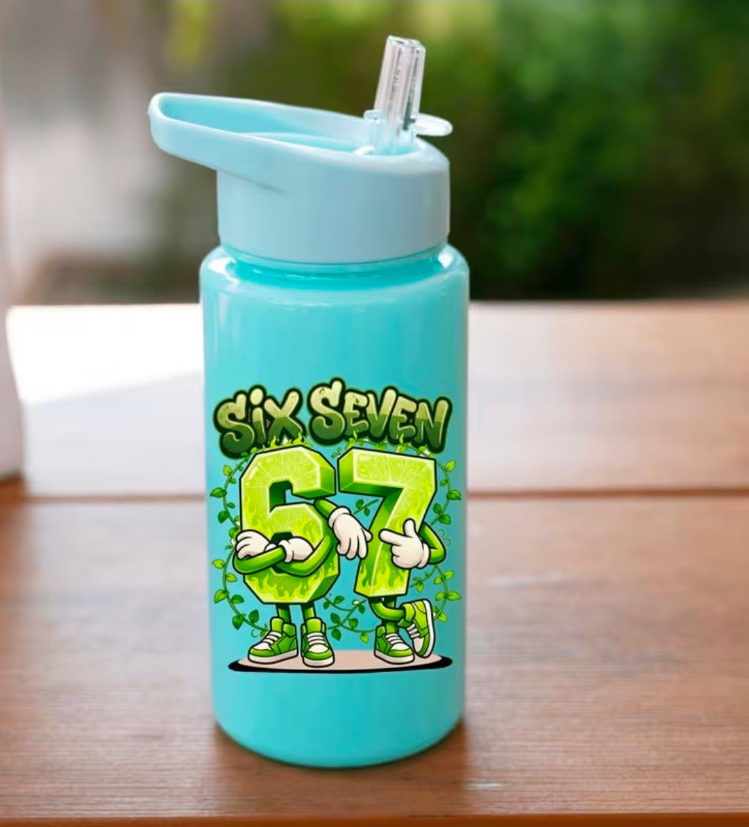 500ml 67  Printed water Bottle