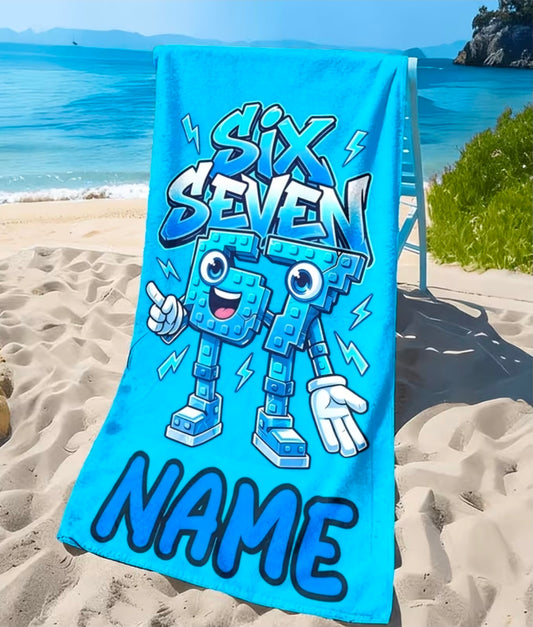 67 Blue Towel