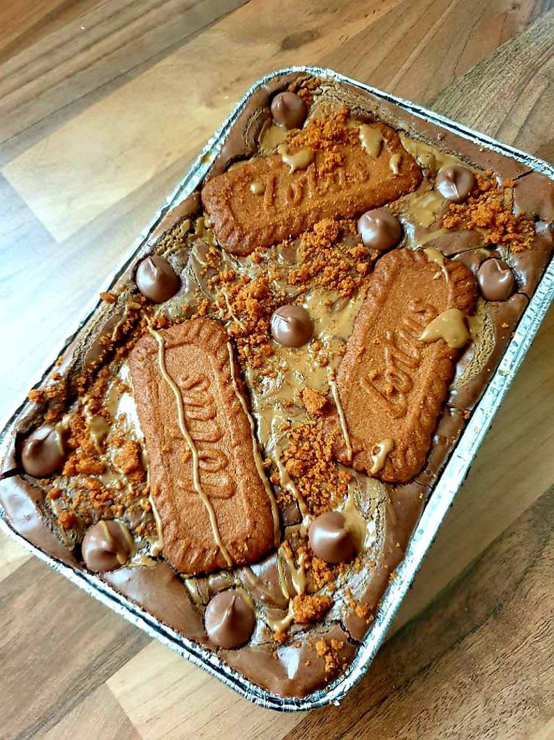 Biscoff Brownie Tray