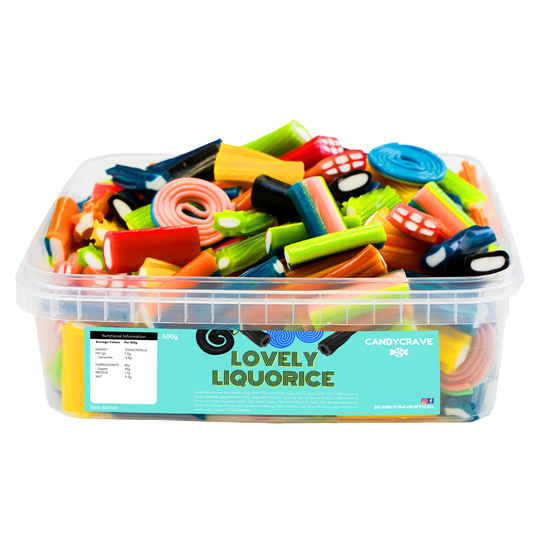 Lovely Liquorice Tub 600g