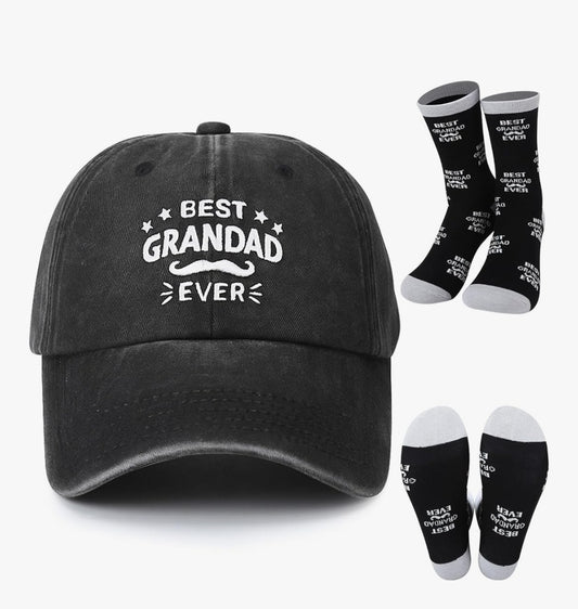 Baseball Cap & sock set for Grandad