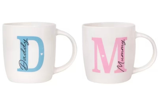 Matching Mummy & Daddy Mug Set