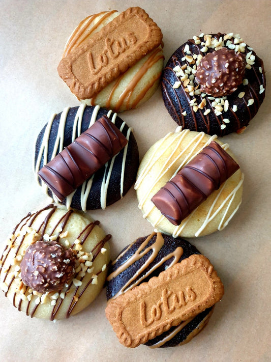 Assorted Blondie and Brownie Donuts!