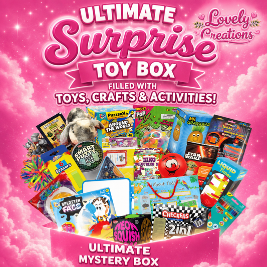 Ultimate Surprise Toy Box filled with toys, crafts & activities