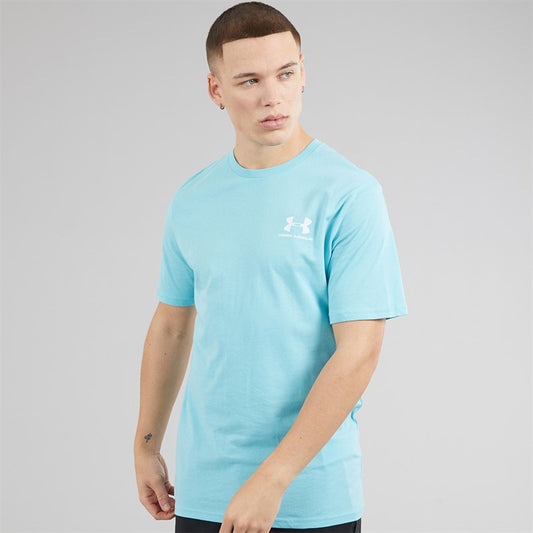 Under Armour Mens UA Sportstyle Left Chest Short Sleeve T-Shirt blue haze